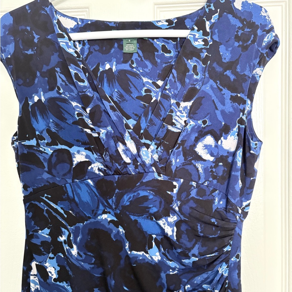 Lauren Ralph Lauren Black and Blue Dress